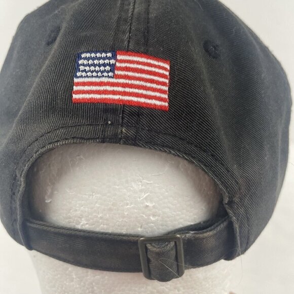 Ben Hogan Golf Hat Men’s Strapback Black Yellow Embroidered Cotton Canvas - Picture 7 of 9